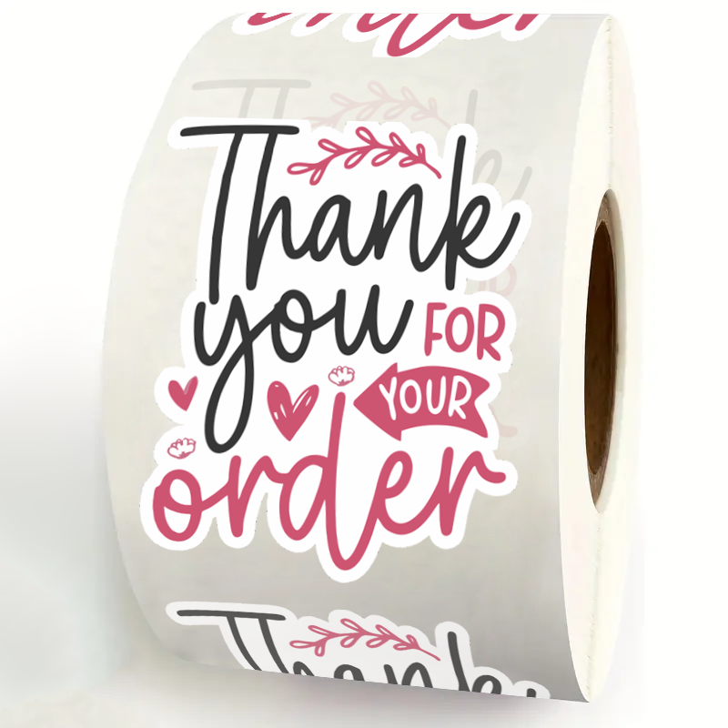 Sticker Label Roll - 200 Adet/rulo Siparişiniz İçin Teşekkür Ederiz